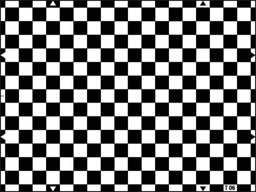 Cheap Chessboard Distortion Camera Resolution Test Chart Custom Size For Imaging Tests for sale