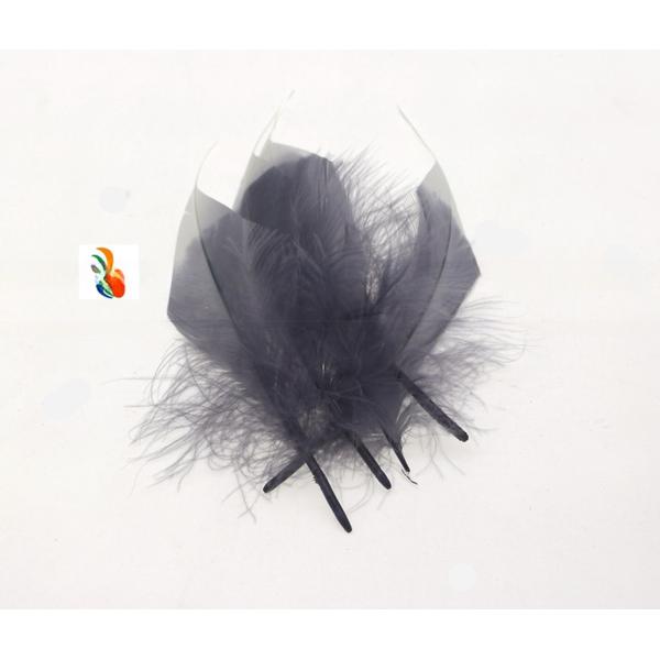 Handmade Two Tone Stripped Goose Carnival Feathers For Personalized Crafts