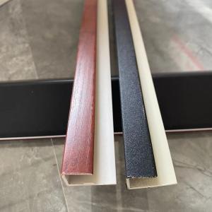 Best Fireproof Decorative SPC Flooring Square Profile Skirting 15mm wholesale