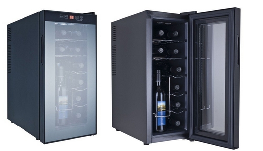 12 Bottles 35L Wine Cooler Single Zone (Thermoelectric Wine Cooler Wine Cellar)
