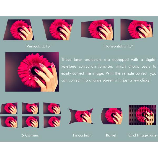 4800 Lumen Ultra Short Throw Projector Laser Throw Projector For Home Cinema