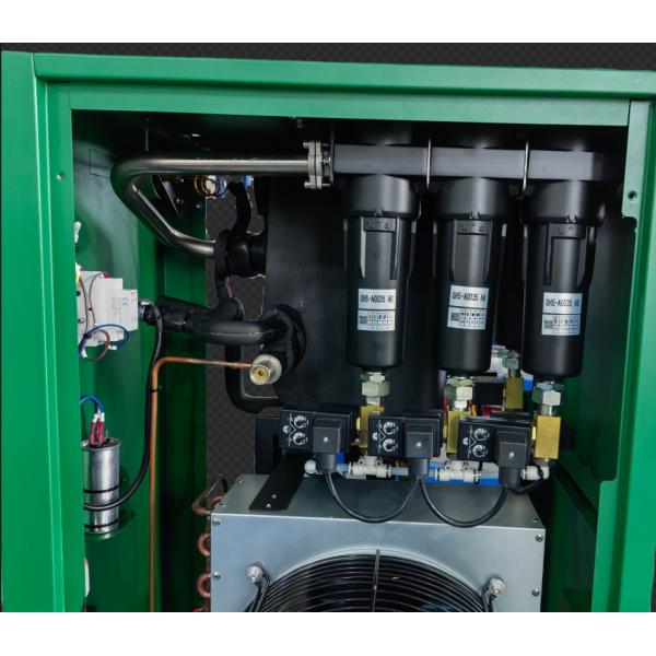 Integrated Refrigerated Air Dryer With Dt Air Filter Inside Grade Pf/Ao/Aa/Ax Flow rate 2.6m3/min Optimal Performance