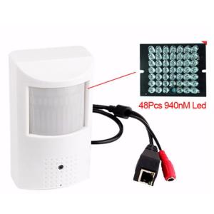 China 3.7mm Lens Mini IP Camera Hidden Home Bedroom Security Pir Smoke Detector on sale