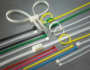 Best High Load PA66 Material Nylon Zip Ties Self-Locking Type UV Stabilized wholesale