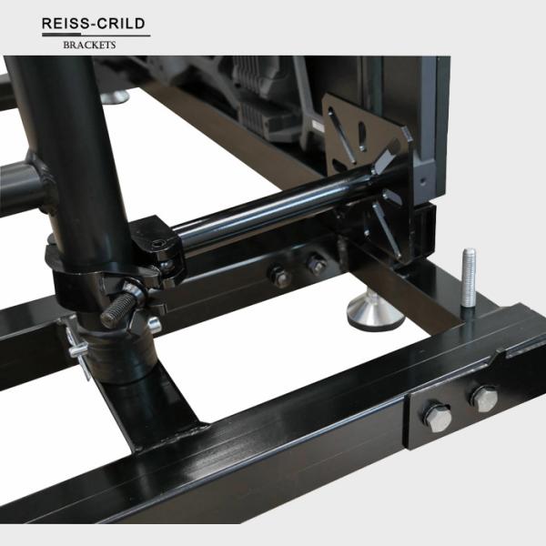Cheap Stage background LED screen display Aluminum Customized floor standing bracket for sale