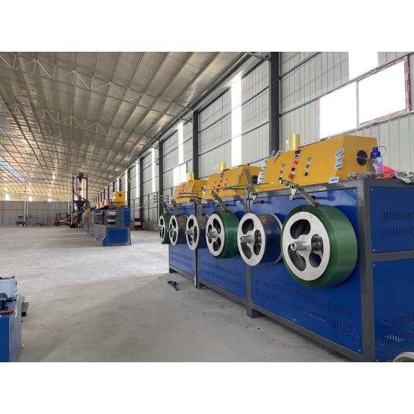 Fully Automatic PET Strap Production Line High Efficiency Strap Width 9-32mm