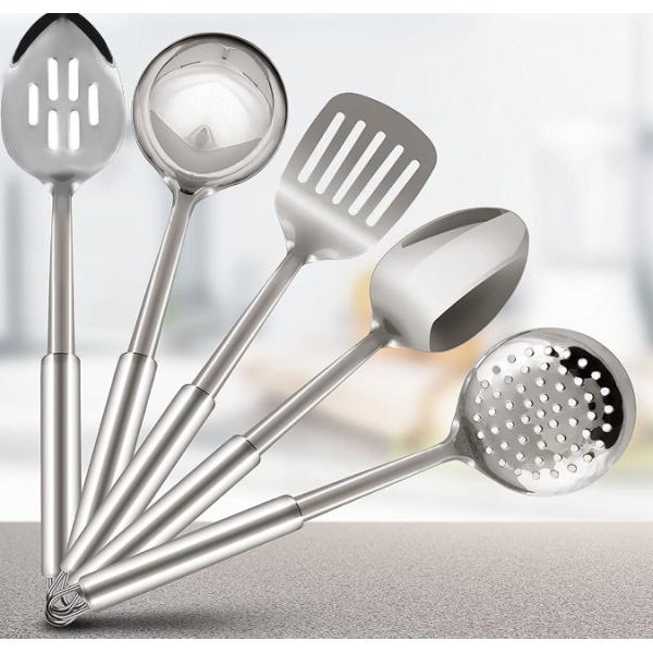 Rustproof Stainless Steel Kitchen Utensil Sets Spoon Set LFGB Approved