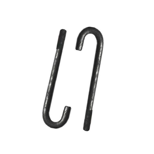 Q235B J Type Shape Foundation Screw Nut Bolt Customized 7075