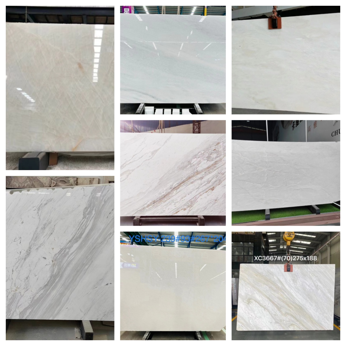 Modern Ink Painting Marble Big Slab Honed Grey Wall Panel and Kitchen Countertop Tile