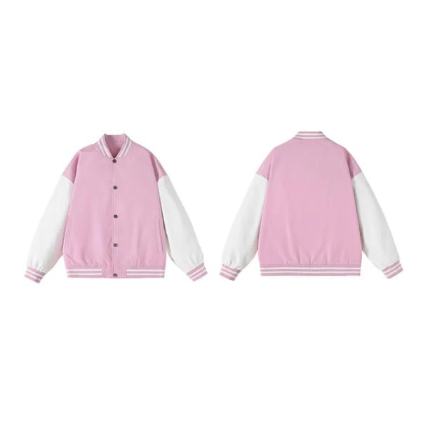 Baseball jacket men's spring and autumn loose top casual coat customized wholesale printed pattern logo