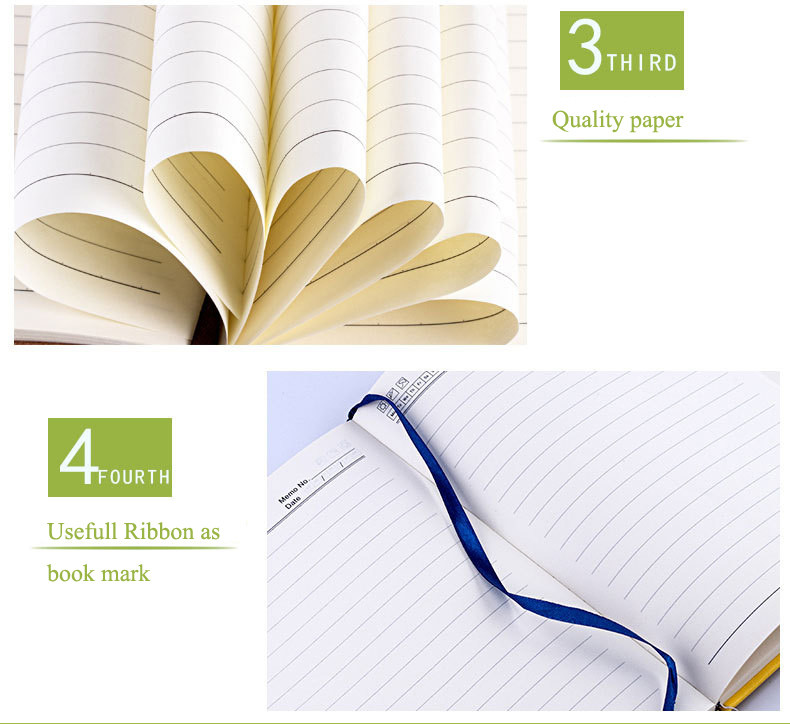 Office supplies lay out pu leather a5 size elastic closure custom notebook for promotional office and school use
