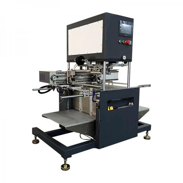 Auto 2KW 1.5T Hot Foil Printing Machine For Jewelry Boxes Flat Surface Gilding Press