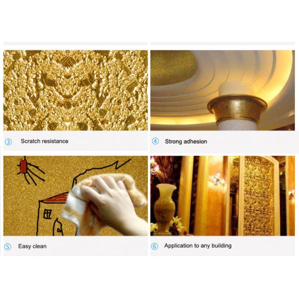 Shiny Gold Spray Paint Bright Gold Interior Wall Paint No Pullation