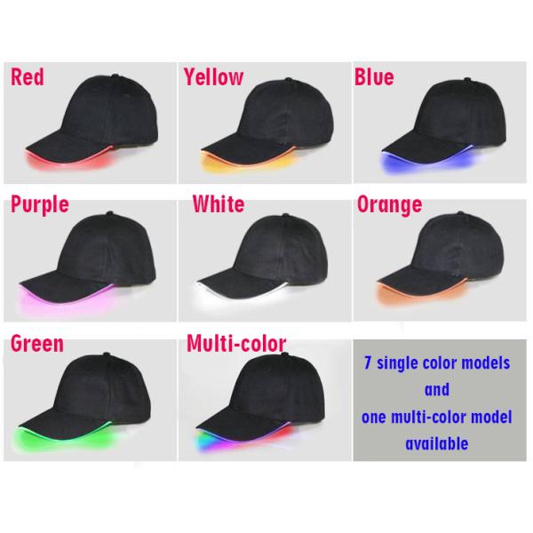 led hat,USB led hat,led glow hat,led flash hat,rechargeable led hat, led baseball hat