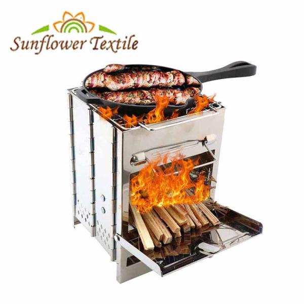 Cheap Stainless Steel Folding Barbecue Charcoal Grill Mini Barbecue Grill for sale