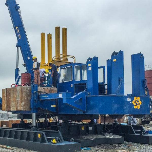 Cheap 600mm Round Pile 422t Hydraulic Static Pile Driver for sale