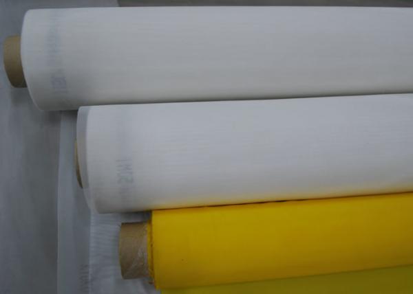 Yellow T- Shirt Screen Printing Fabric Mesh 87" , Polyester Printing Mesh High Modulus