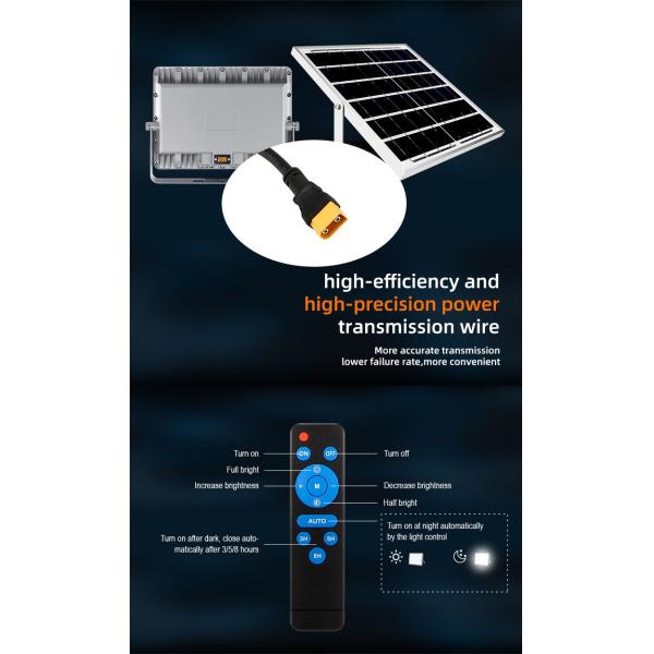 Extension Wire Solar Powered Flood Lights 200w Motion Sensor