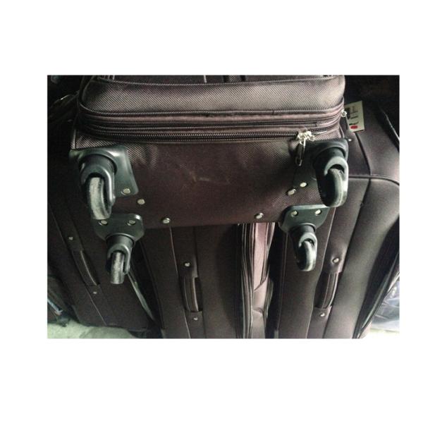 Business Trip / Travel Soft Trolley Luggage 1680D Carry On With 4 Rotating Wheels