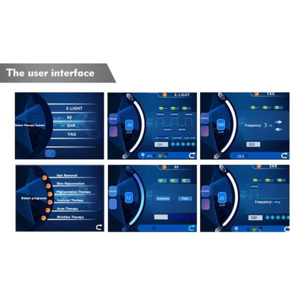 3 In 1 E-Light IPL OPT RF ND YAG Laser Tattoo Removal Machine Painless Hair Removal Machine