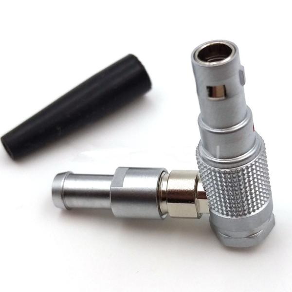 Cheap Lemo 00 Lemo B Series Connectors Mininature Right Angle FHG 5 Pin Male Connector FHG.00.305 for sale
