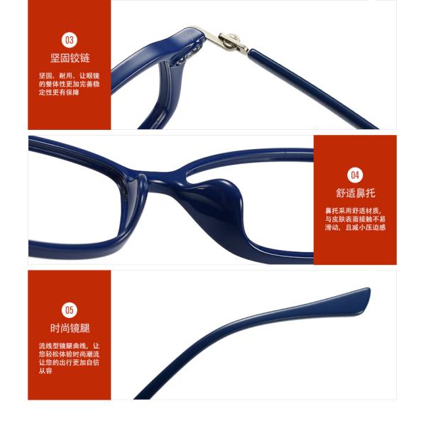 Fashionable Lightweight Eyeglass Frames / Optical Titanium Eyeglass Frames