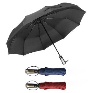 Best Sturdy 10 Ribs Windproof Portable Folding Umbrella 190T Pongee wholesale