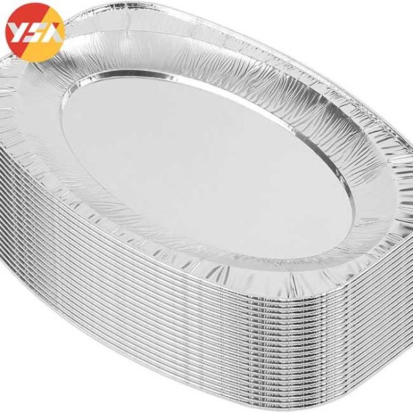 Cheap Medium Steamer 15cm Aluminum Foil Tray Containers For Grilling Fish for sale
