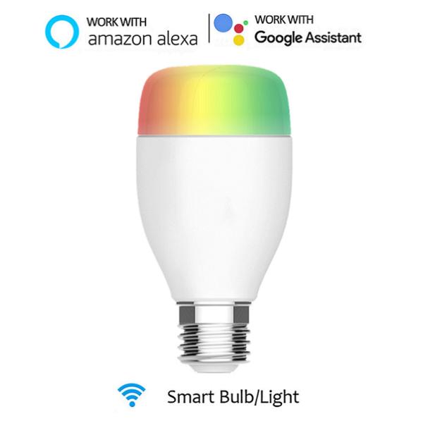 Cheap RGB Light Color WIFI Smart LED Light Bulb Support Smart Configure Net Technology for sale