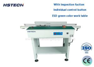 LED Button Manual Hand Crank Width Adjustment ESD Belt PCB Transporting Conveyor
