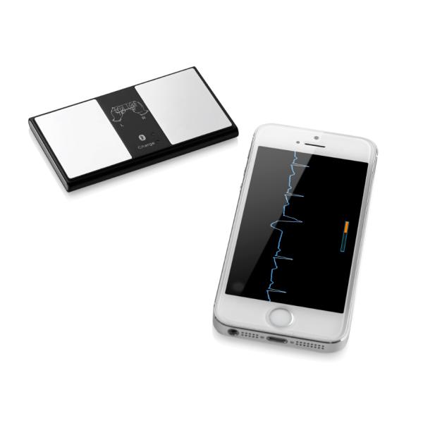 Wireless Bluetooth EKG Telemedicine Device, Android & IOS supported, Single-lead ECG Event Recorder Wecardio
