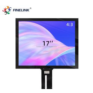China 17 Inch Industrial Open Frame Touchscreen Monitor Glass+Glass Structure OEM on sale