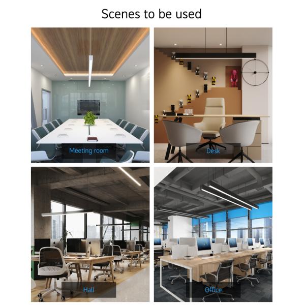 Aluminum LED Linear Ceiling Light , 20W 40W 8 Foot Linear Led