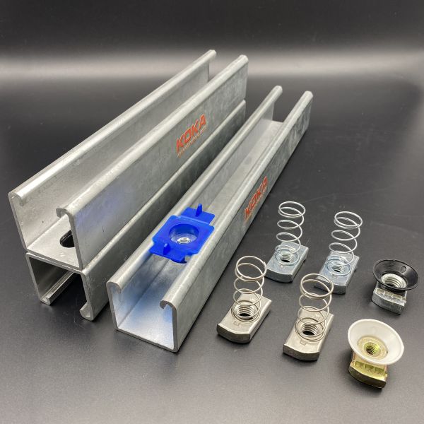 Modular Profile 120x100x4mm Electrical Galvanized Square Channel