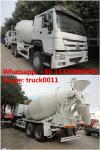 SINO TRUK HOWO 6*4 RHD 8m3 cement mixer truck for sale, new Euro 2 diesel 336HP