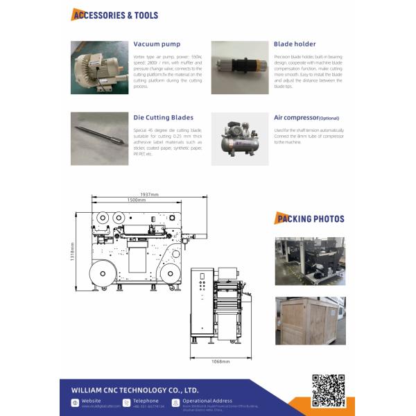 Self-Adhesive Label Finisher Multifunctional Roll Digital Label Paper Cutting Machine