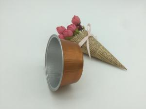 Takeaway Sheet Aluminum Foil Baking Cups , Foil Muffin Cups / Liners For Food Packing