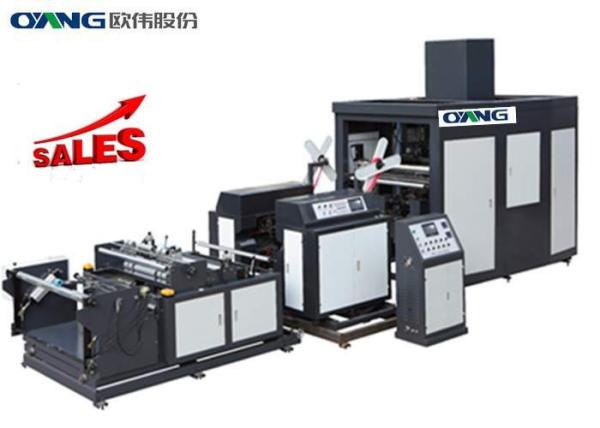 Cheap 380 V Non Woven Box Bag Making Machine With Handle Attached / Loop Handle for sale