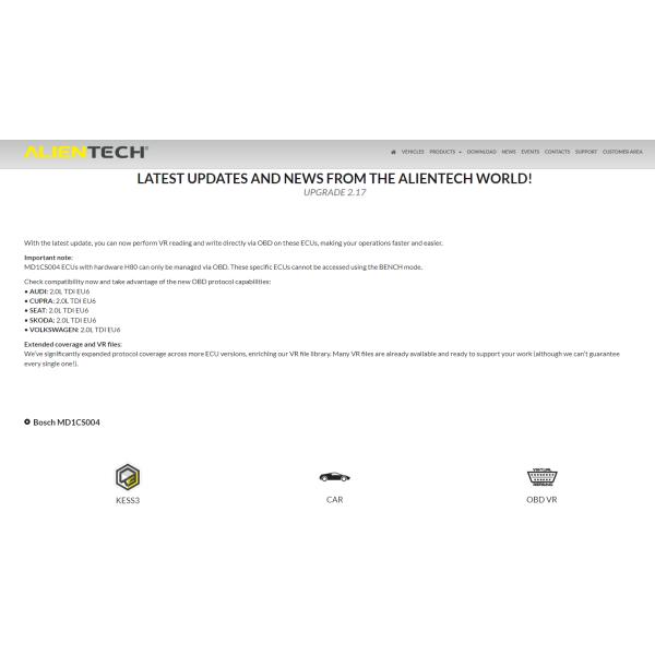Alientech KESS3 ECU Programming Tool with Full OBD Protocols Compatible for ECU Data Reading, Writing, and Reflashing with Multi-language Support
