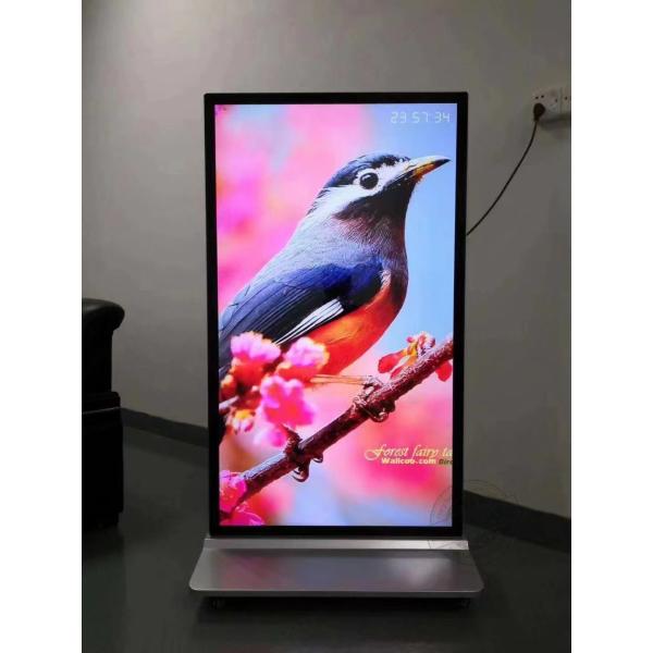 86inch 3840*2160 Interactive Lcd Free Standing Monitor 4000 1 Contrast Ratio 8GB-32GB Storage 2GB-16GB RAM