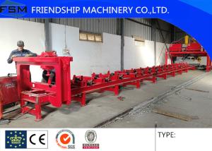 Semi Trailer Chassis Beam Welding Line Trailer Beam Hydraulic Assembly Table