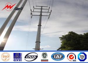 Best Round Multi - Pyramidal 10m Distribution Line Steel Power Pole Class 3 Galvanized wholesale