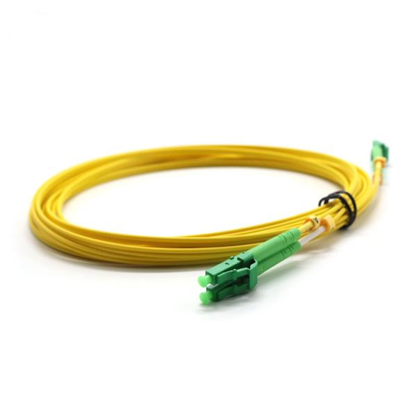 Cheap 3.0mm Duplex Fiber Optic Patch Cord , Single Mode Fiber Patch Cable Lc To Lc for sale