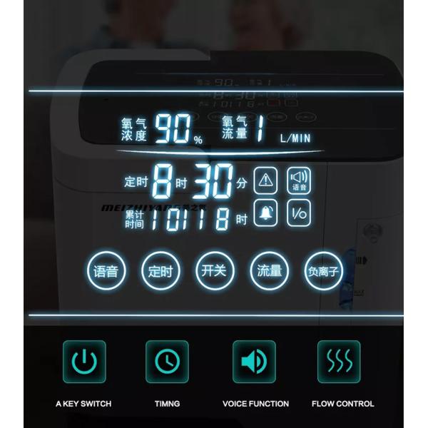 1-3l Travel Oxygen Concentrator Continuous Flow , Mini Car Oxygen Concentrator