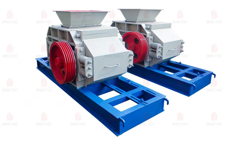 Automatic Roller Mill for Clay & Shale Crushing with 20-60 t/h Capacity and Adjustable Gap Between Rollers
