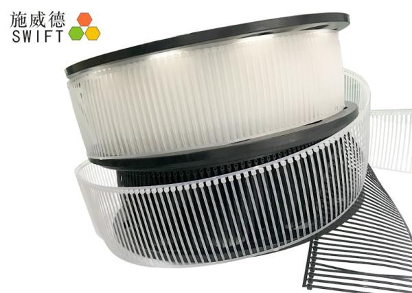 Cheap W3.6 * L200mm Stripe Nylon Cable Tie In A Roll With 4000pcs For Tool Using for sale