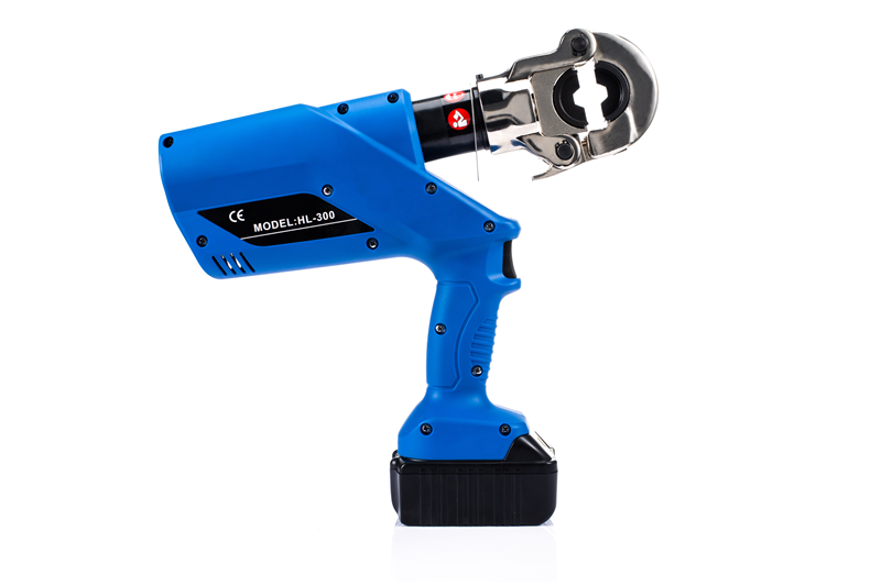 Portable Hydraulic Crimper with 60KN Crimping Force and 10-300mm² Range for Copper & Aluminum Pipes | 18V Battery-Powered Plumbing Press Tool