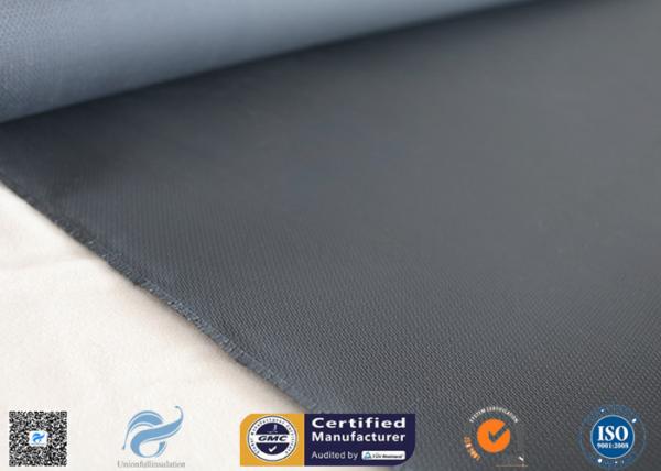 High Intensity 0.45mm 260℃ High Temp Resistant Silicone Coated Fiberglass Fabric