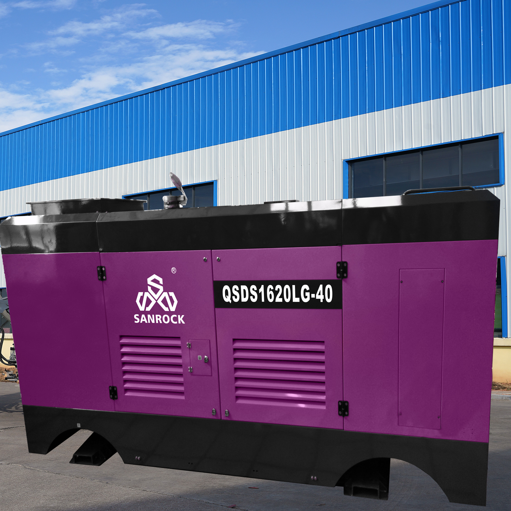 Versatile 3500kg Portable Diesel Screw Air Compressor Mining Air Compressor Machine