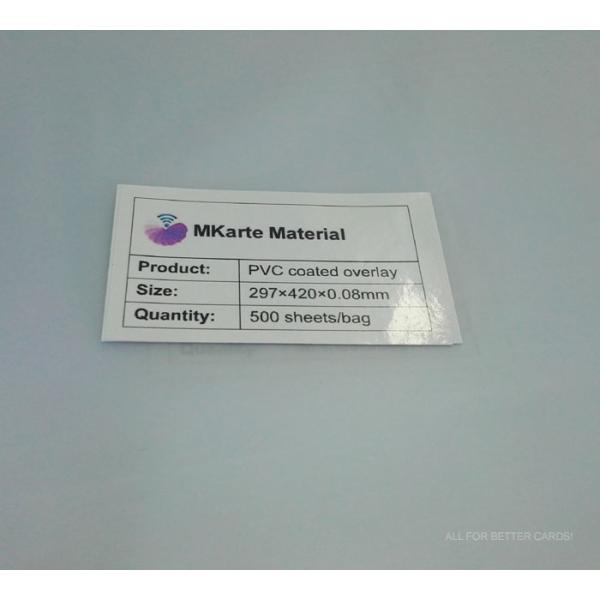 Strong Adhesion Level PVC Coated Overlay